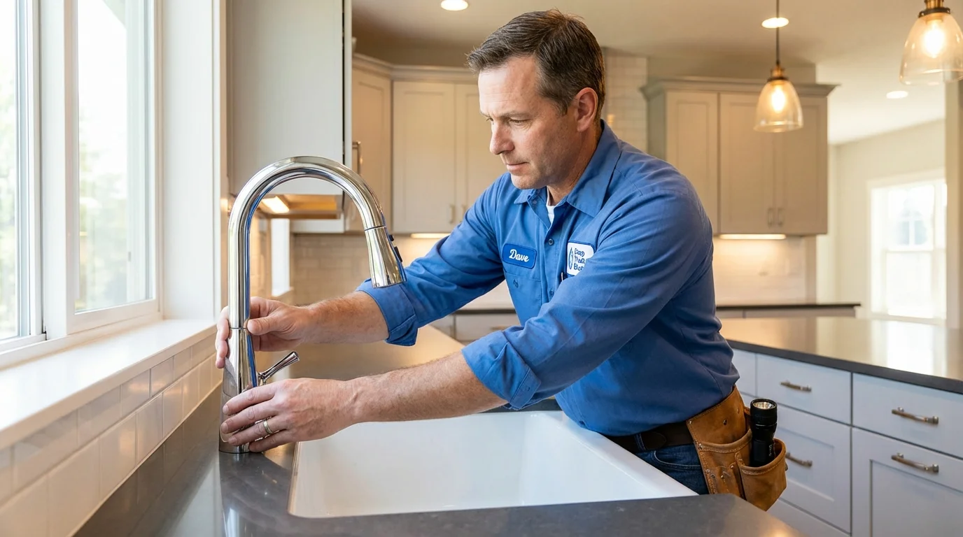 Kitchen faucet installation by Johns Plumbing LLC in Cusseta
