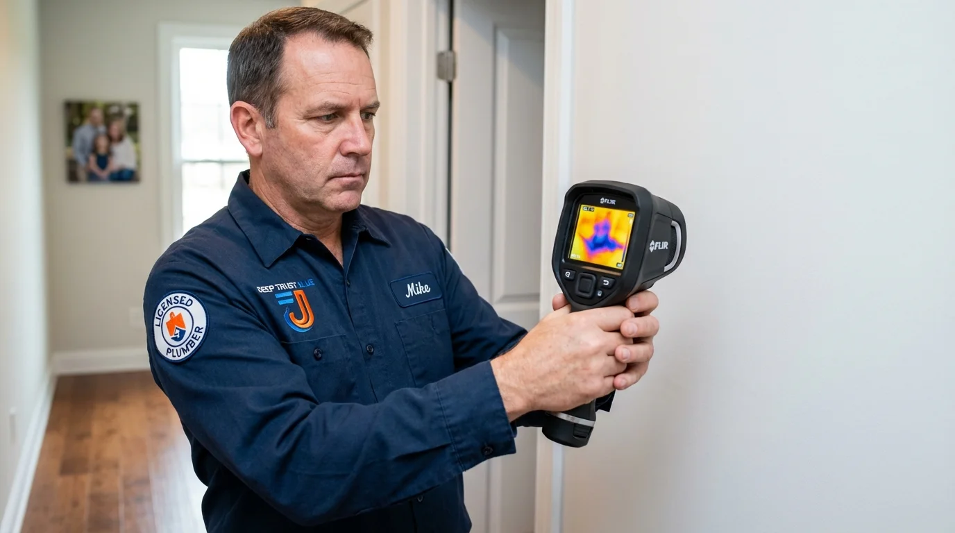 Thermal imaging leak detection by Johns Plumbing LLC in Cusseta